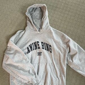 Anine Bing Sport Gray Hoodie